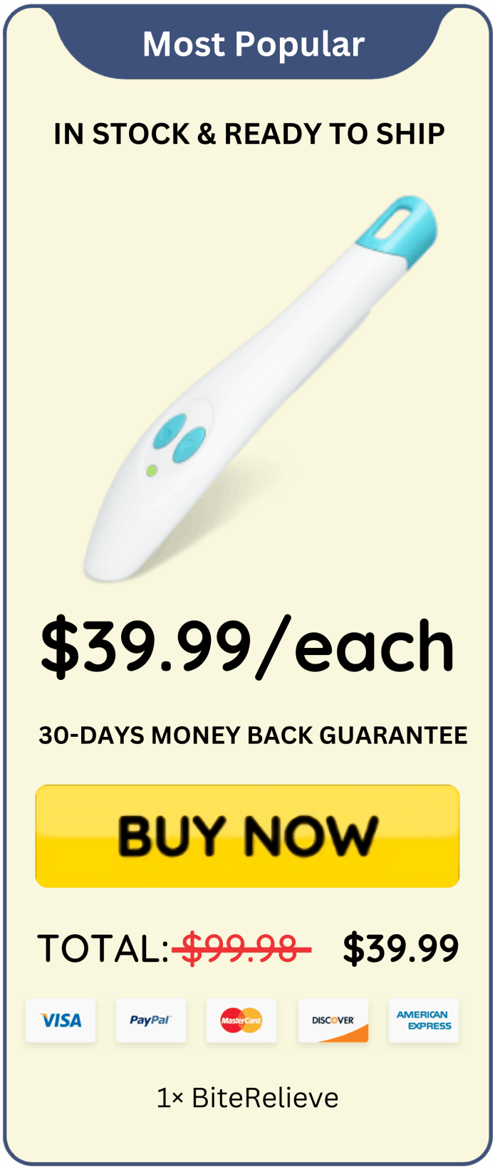 BiteRelieve offer price 