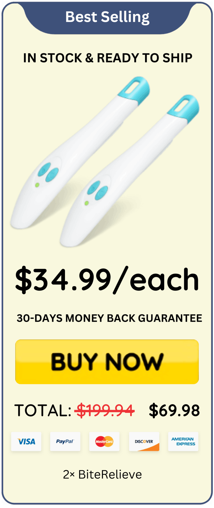 BiteRelieve offer price 